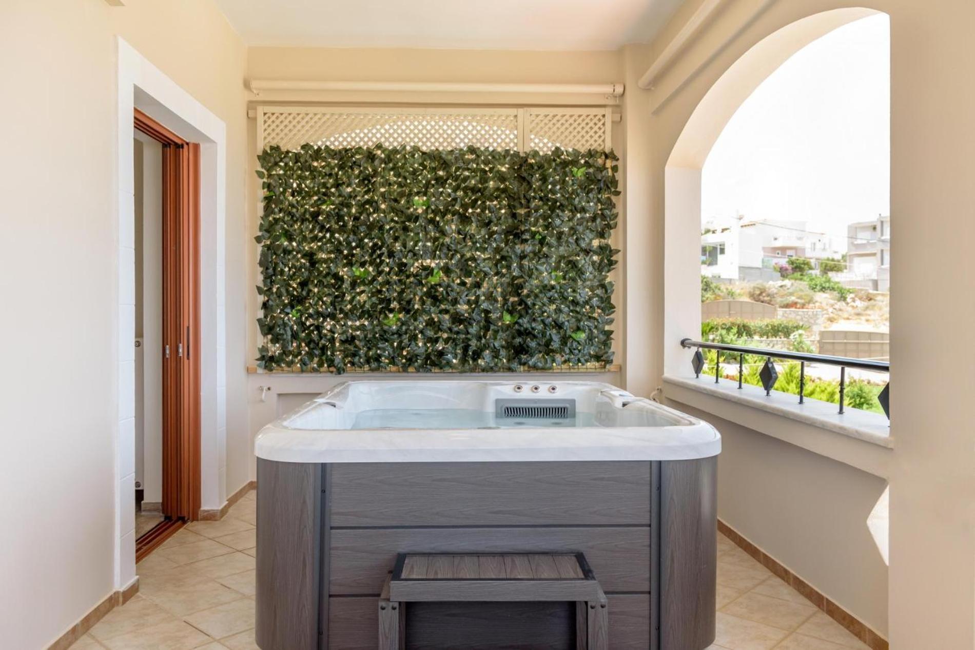 Villa Araucaria - Private Pool, Jacuzzi, Sea View Rethymno  Exterior photo